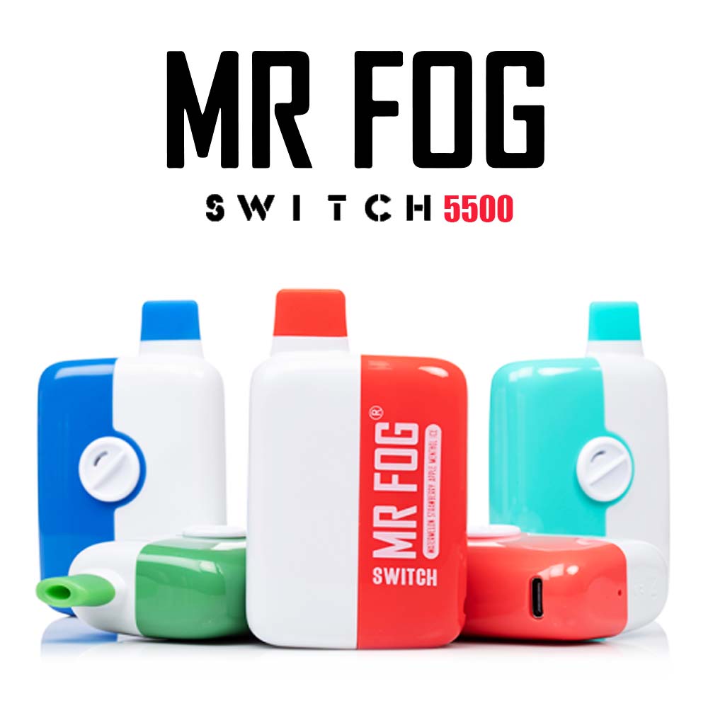 MR FOG SWITCH 5500 PUFFS - Blue Raspberry Cherry Ice - Mr. Fog